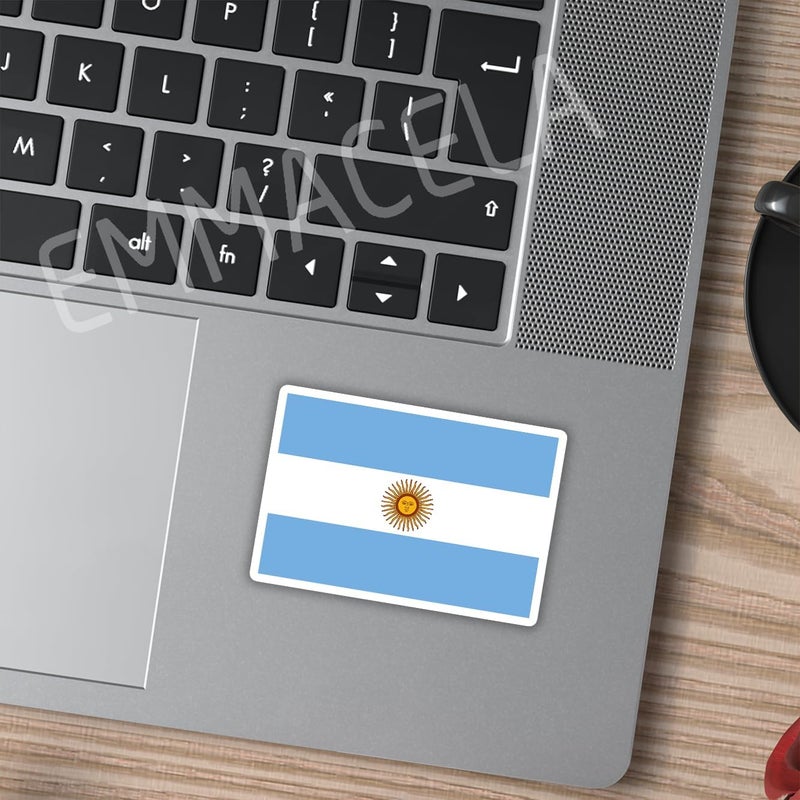 EMMACELA (3PCS) Argentina Flag stickers, Countries Flag Stickers - Waterproof Vinyl Decals For Laptops, Tumblers, Water Bottles, Books, Scrapbooks, Size 3 x 2 Inch - Image 4